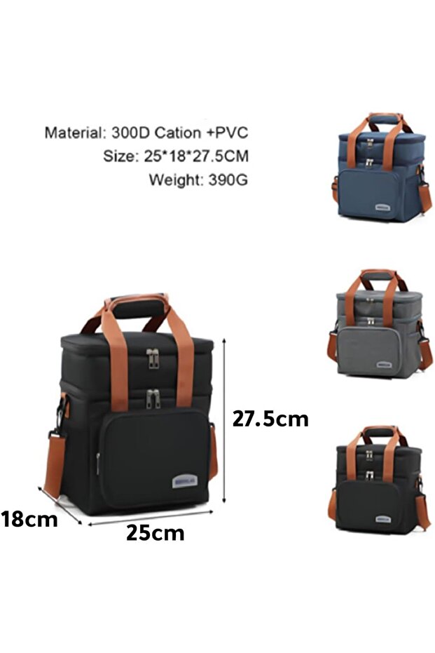 حقيبة أدوات القهوة باللون الرمادي - 2