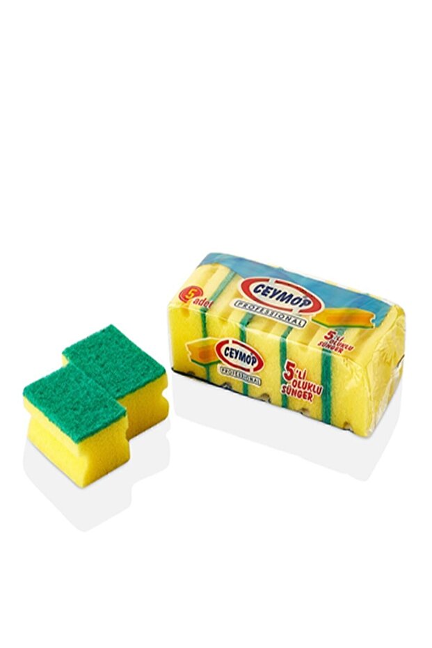 إسفنجة مموجة 5 قطع - 2