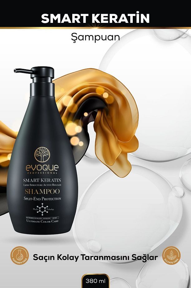 Smart Keratin Şampuan 380ml - 4