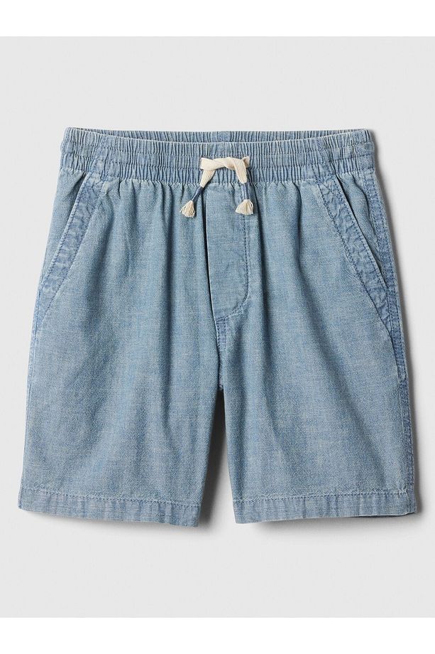 Erkek Çocuk Açık Mavi Pull-On Şort - 1