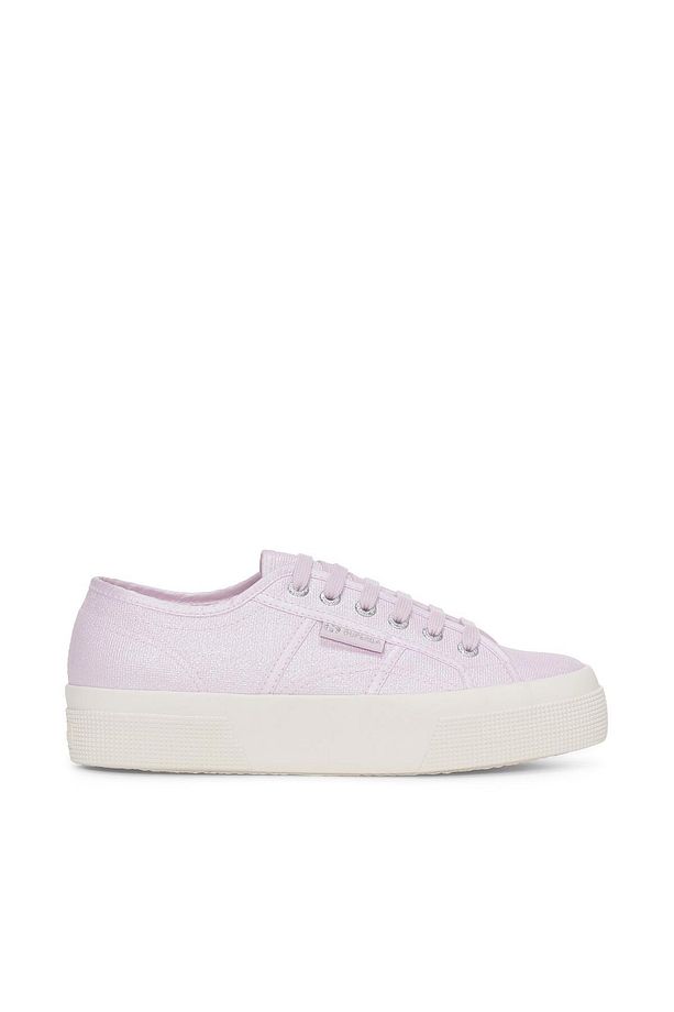 2740 Platform Pearl Matte Canvas Kadın Bej Platform Sneaker - 1