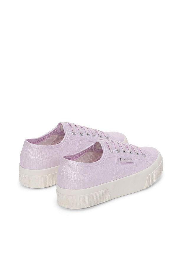 2740 Platform Pearl Matte Canvas Kadın Bej Platform Sneaker - 3