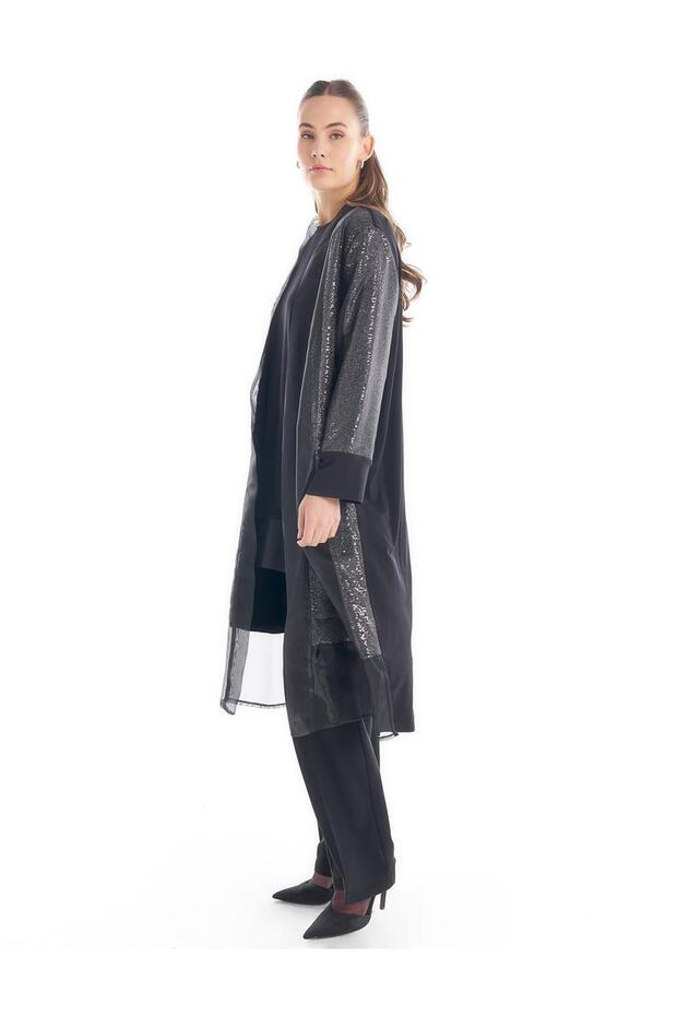 Sequined Double Set Black - 3