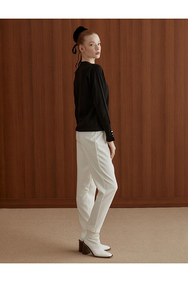 Sıfır Yaka Triko Bluz Sz-trk02 - 8