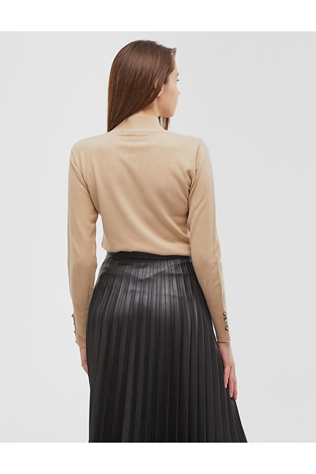 Basic Triko Bluz Taş - 7