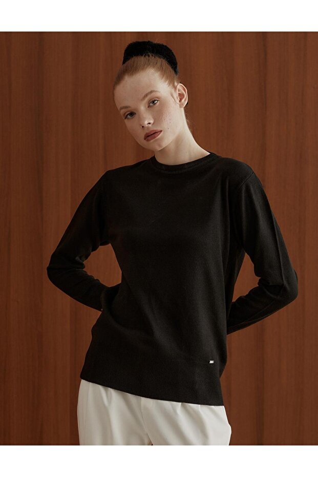 Sıfır Yaka Triko Bluz Sz-trk02 - 4