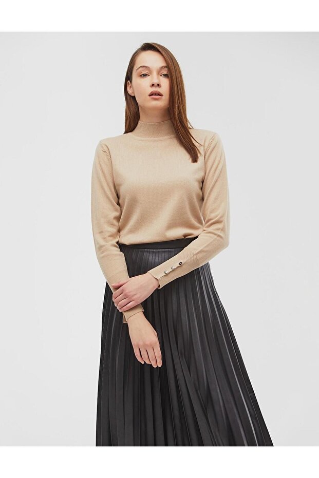 Basic Triko Bluz Taş - 2