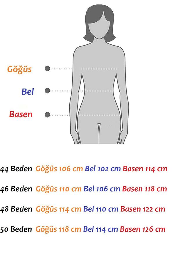 Yeşil Floklu Elbise 15c-1034 - 4