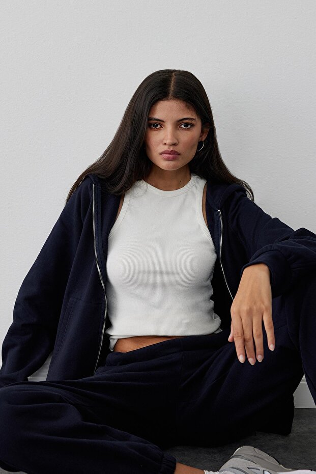 Ecru Oli Corded Crew Neck Ball