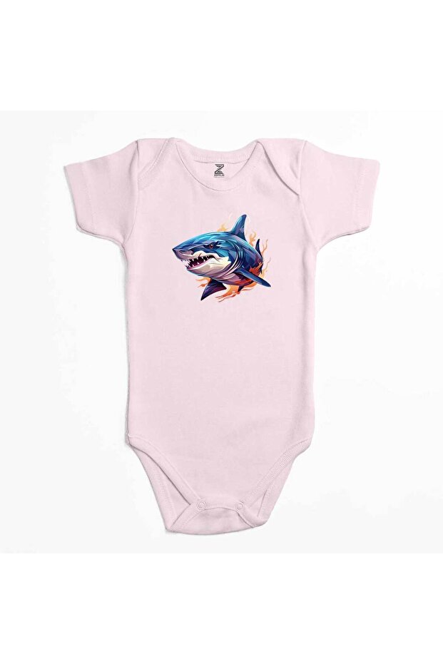 بدلة أطفال بلون وردي اللون من Color Shark