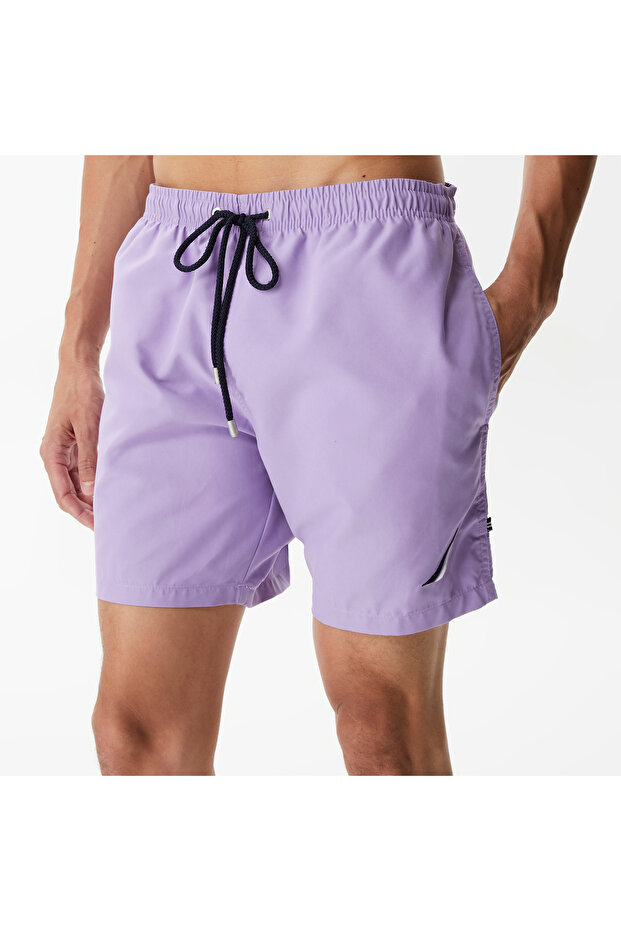 Erkek Mor Deniz Şortu - 4