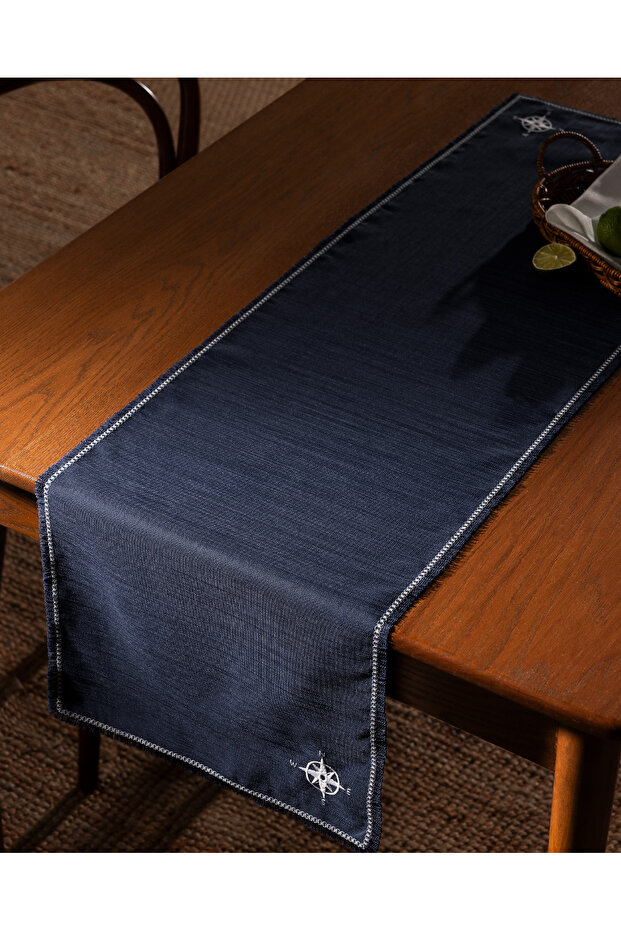 Navy Blue Barre Runner - 1