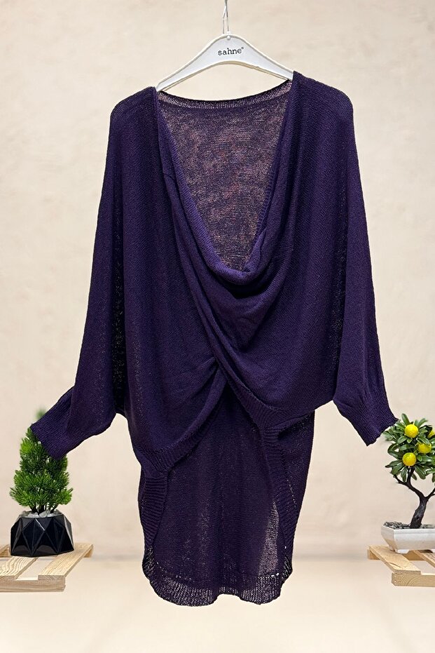 Front Double Breasted Degaje Mercerized Blouse
