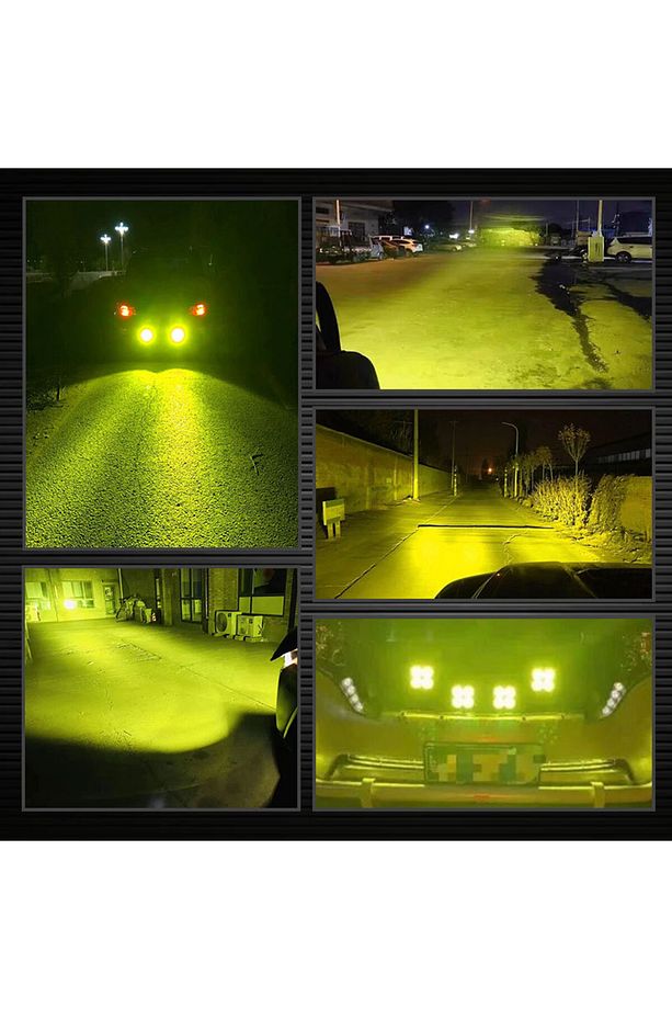 Sis Lambası Off-road 4 Led 12-32v 40w -set Sarı / Lass284-1 - 4