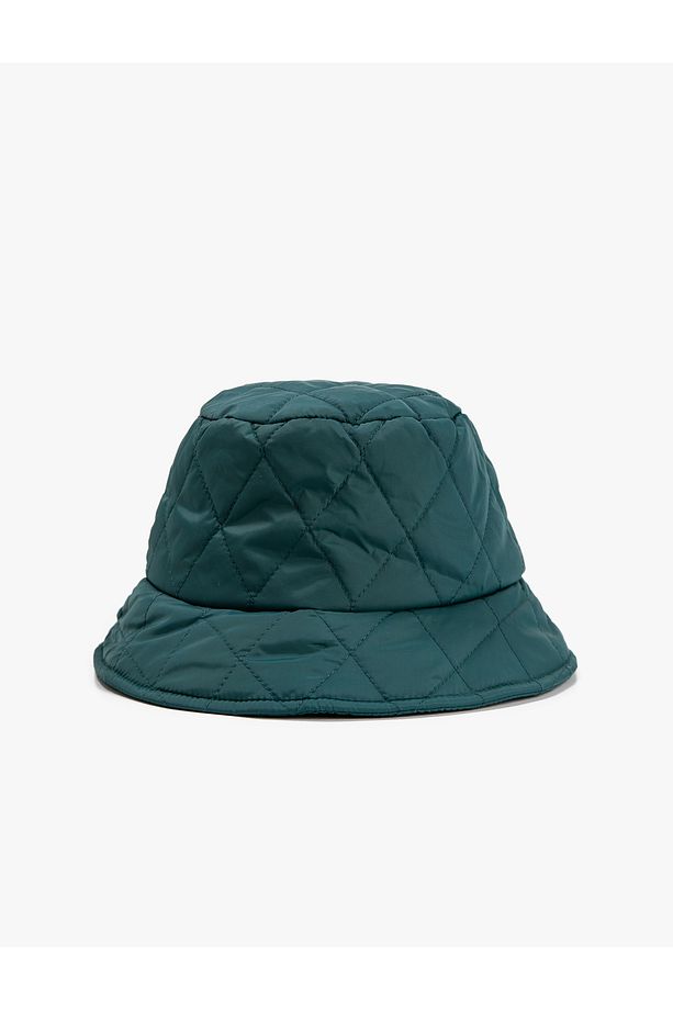 Kapitone Bucket Şapka - 1