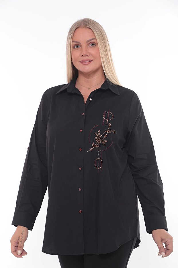 Cotton Plus Size Women's Shirt