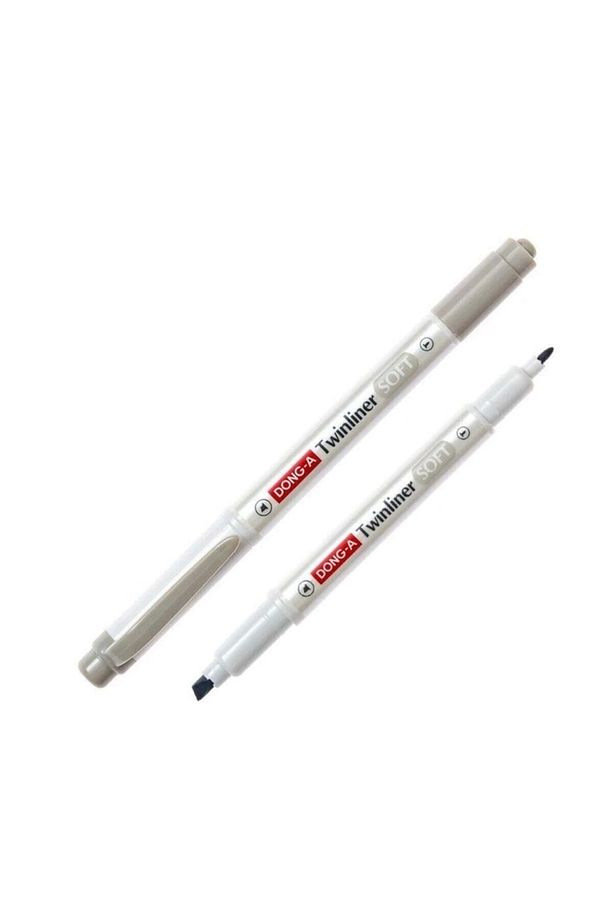 Açık Gri Twinliner Soft Fosforlu Kalem - 1