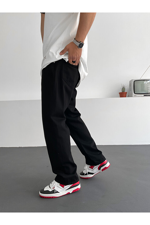 Siyah Baggy Pantolon GJ-15971/16311 - 3