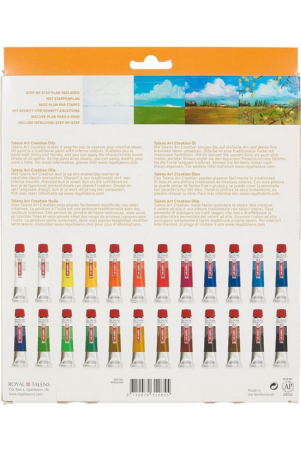 Art Creation Oil Colour Set 24x12ml Yağlı Boya Seti / 9020124M - 3