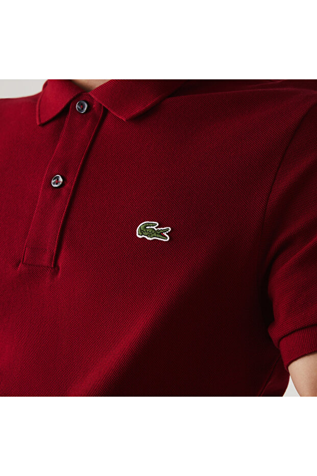 L.12.12 Erkek Slim Fit Kırmızı Polo - 7