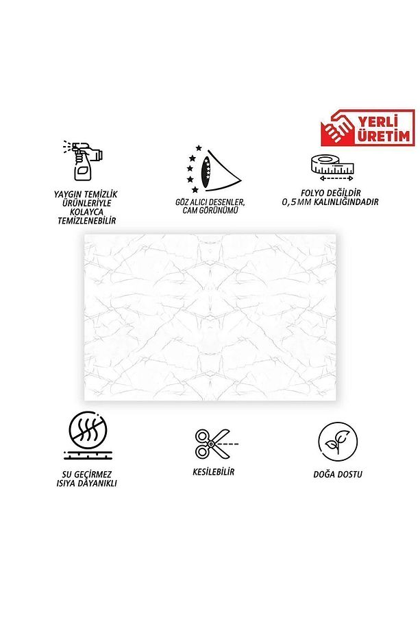 Kendinden Yapışkanlı Silver Desenli Pvc Panel 41x62 Cm (4 Adet) 1 M² - 3