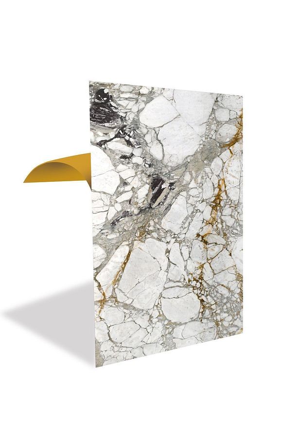 Kendinden Yapışkanlı Taş Mermer Desenli Pvc Panel 41x62 Cm (12 Adet) 3 M² - 1