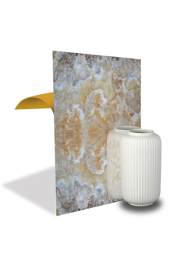 Kendinden Yapışkanlı Cappuccino Desenli Pvc Panel 41x62 Cm (4 Adet) 1 M² - 6