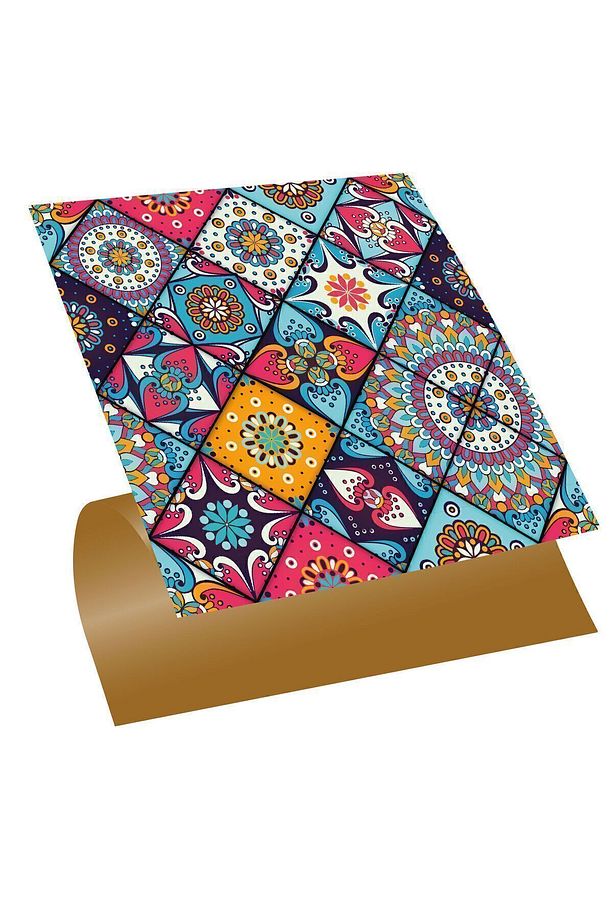 Kendinden Yapışkanlı Pembe Karo Desenli Pvc Karo 30x30 Cm (11 ADET) 1 M² - 1