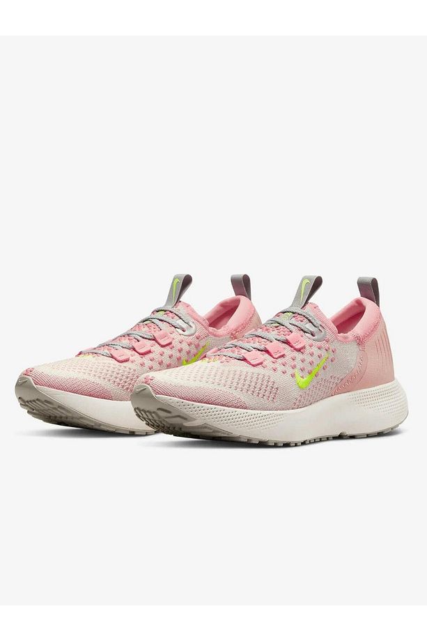 React Run Flyknit Walk Runnig Shoes Yürüyüş Koşu Ayakkabısı Pembe Pudra - 6
