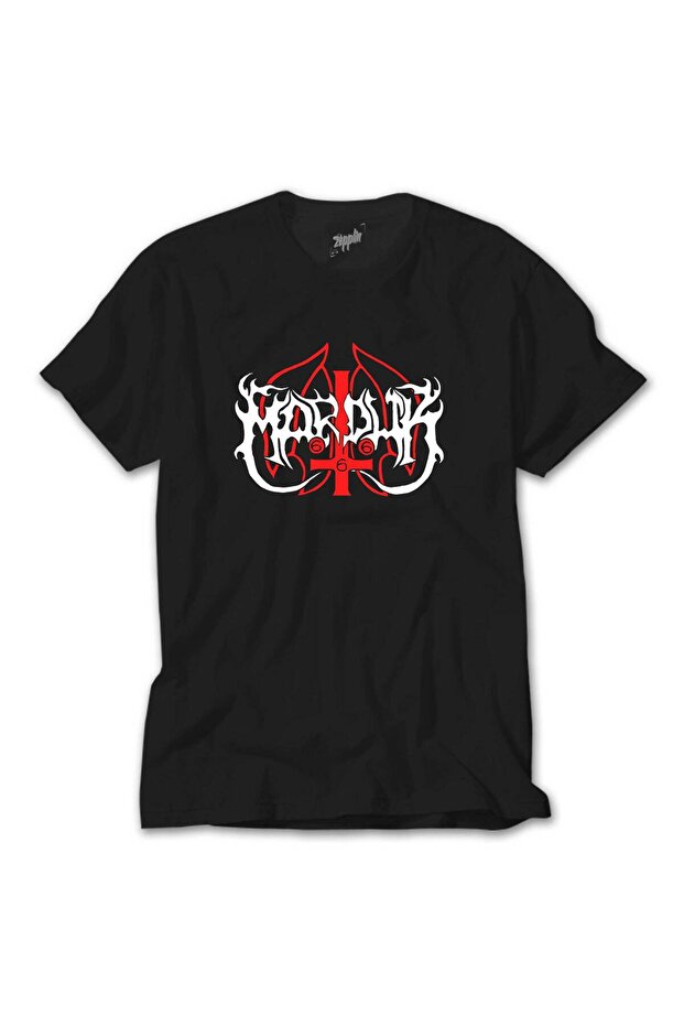Μαύρο μπλουζάκι με λογότυπο Marduk - 1