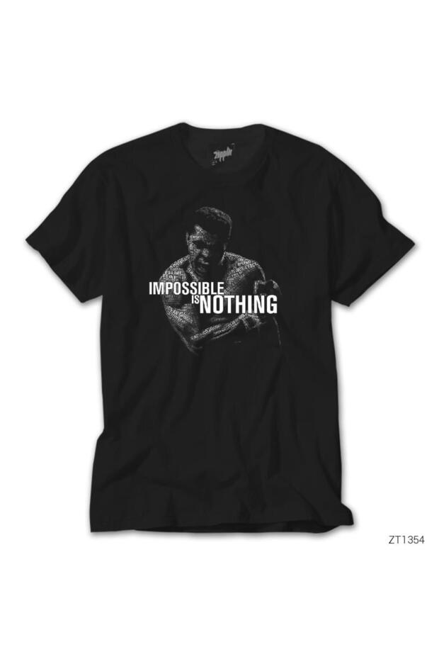 Muhammad Ali Impossible Is Nothing Black T-Shirt
