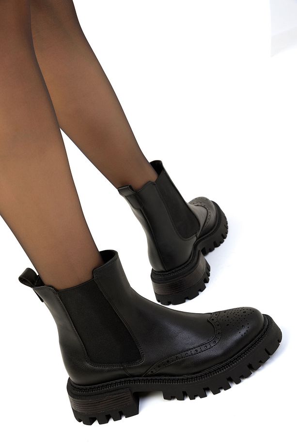Siyah Kadın Bot & Bootie 19658 - 1