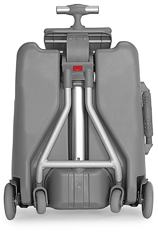 Çocuk Valizi Sevimli Ördek Oturulabilir Sarı Seyahat Bavulu - 8