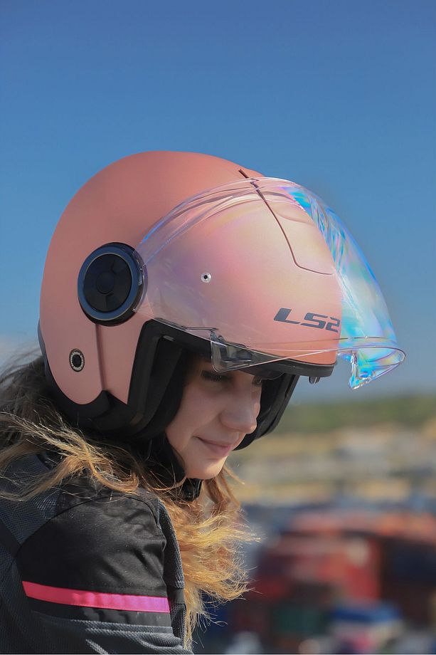 CLASSY MAT GOLD PEMBE KASK - 2