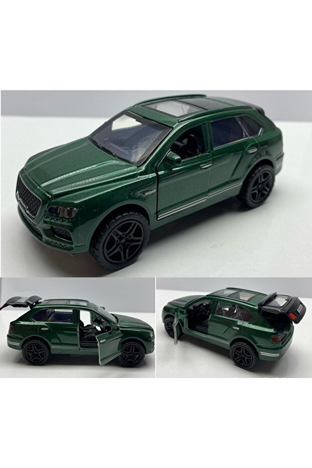 afreyz oyuncak Diecast,metal Oyuncak Araba Bentley Jip 10 Cm Çek Bırak Model Araba Bagaj Açılır Metal Araba