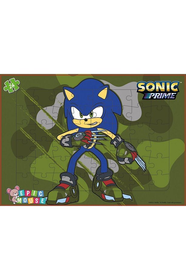 Sonic Eğitici 4lu Puzzle Seti- Yeni Başlayacaklara - 144 Parça Frame Puzzle/Yapboz - 3