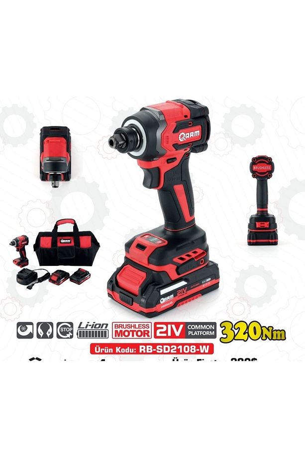 1/2 Şarjli Somun Sıkma Rb-sd2108-w - 1
