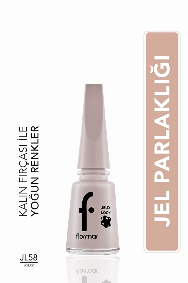 Oje - Jelly Look Nail Enamel L5 8690604612789 JL58 MILKY | Nail Polishes Long Lasting Beauty Makeup