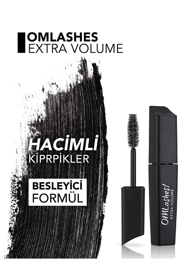 Kıvıran Ve Dolgunlaştıran Maskara (SİYAH) - Omlashes Mascara - 000 - 8690604539048 - 4