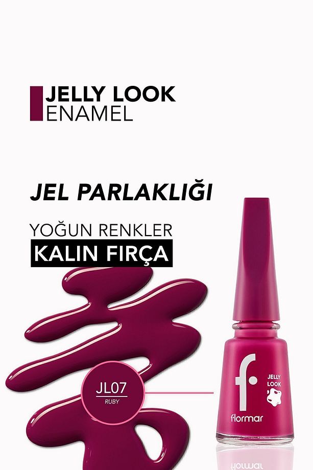 Oje - Jelly Look Nail Enamel Jl07 Ruby 8690604233656 - 5