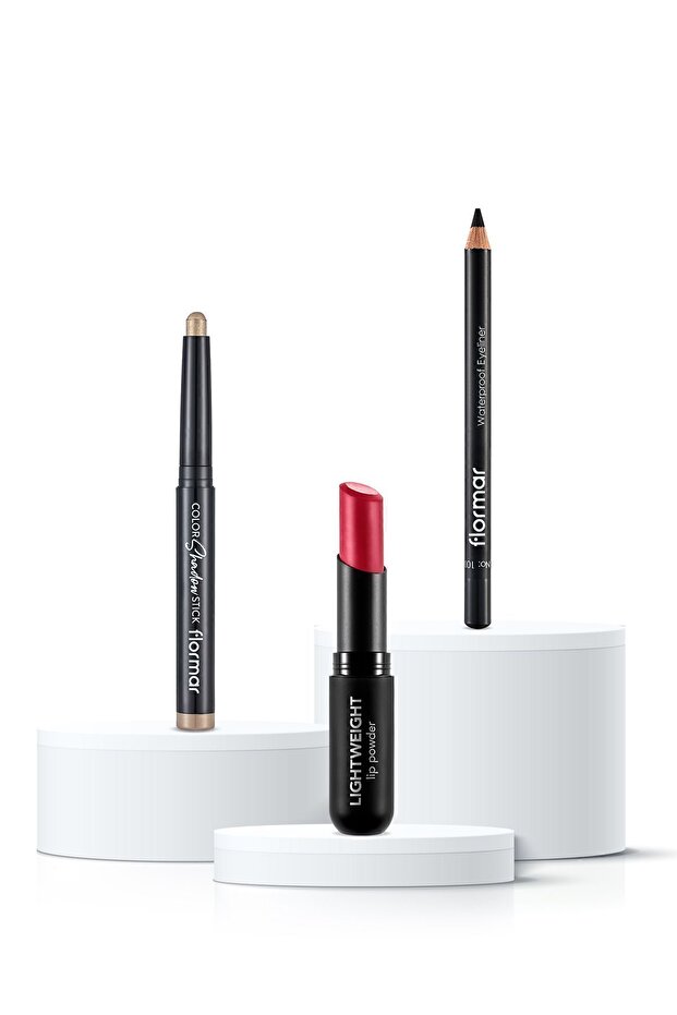 Red Charm 3'lü Makyaj Seti - 3