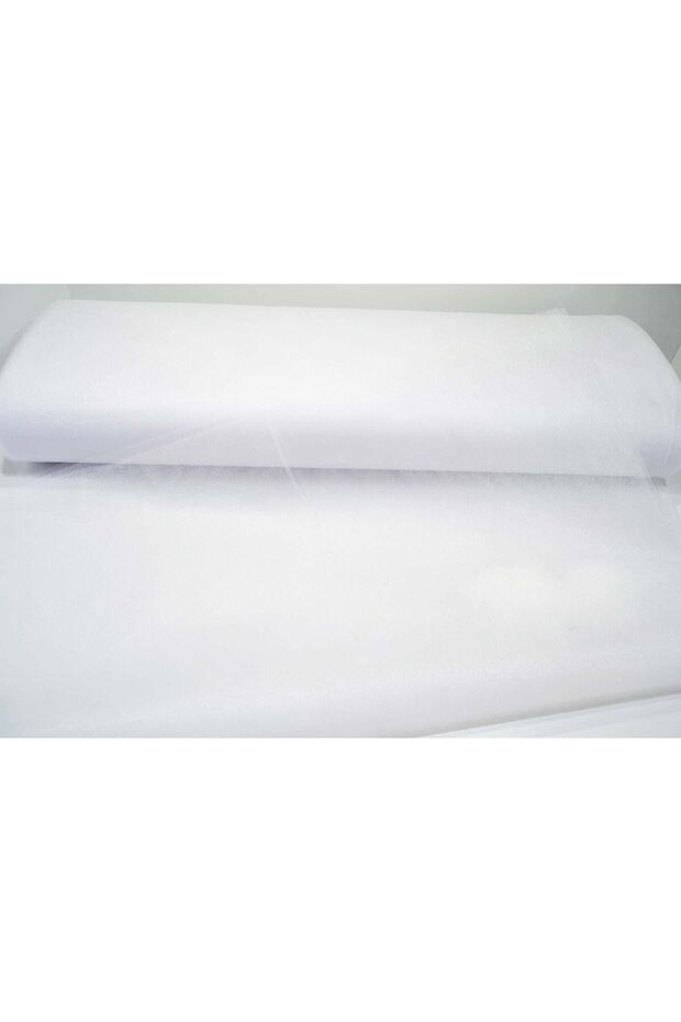 White Crystal Tulle 1 Meter Special Fabric Fabric Bundle Suitcase White Ornament Decoration Tulle – Fabric