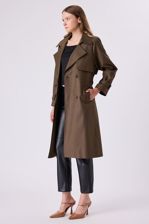 kemerli trençkot - 2