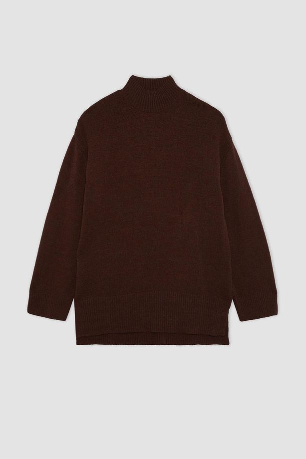 Regular Fit Dik Yaka Basic Kazak Tunik B0088ax23wn - 8