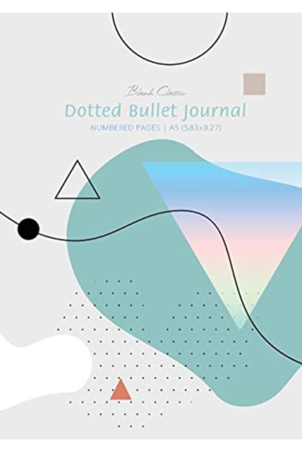 Dotted Bullet Journal Abstract Medium A5 583X827