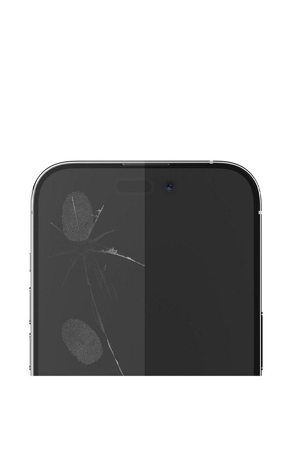 İphone 14 Pro Tam Kaplayan 2.5d Anti-static Darbe Emici Temperli Cam Ekran Koruyucu - 5