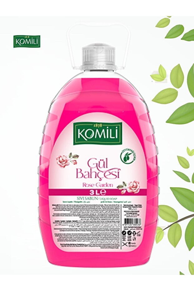 Komili Gül Bahçesi Sıvı El Sabunu 3 Lt