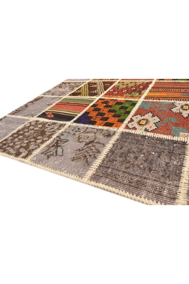 Patchwork El Dokuma Anadolu Halısı - 2