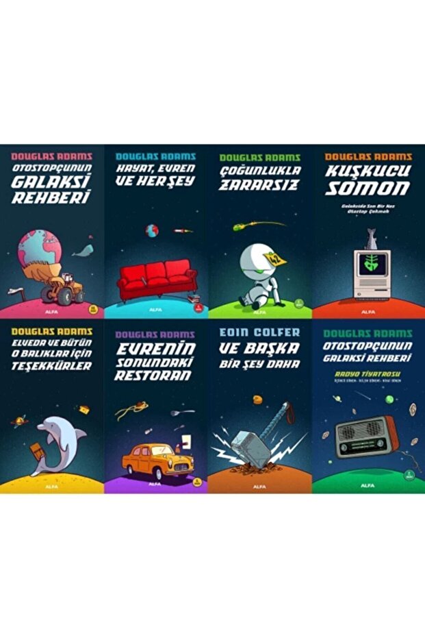Otostopçunun Galaksi Rehberi 8 Kitap Set / Douglas Adams