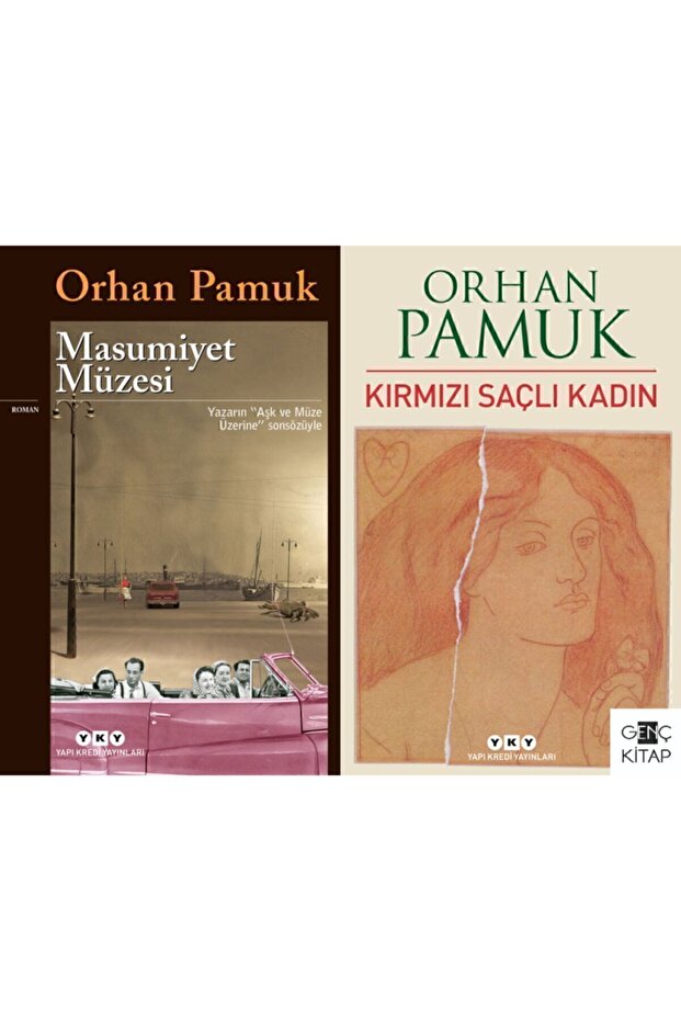Orhan Pamuk 2 Kitap Set Masumiyet Müzesi - Kırmızı Saçlı Kadın